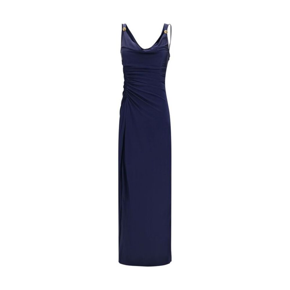 Versace Blue Viscose Casual Women's Dress